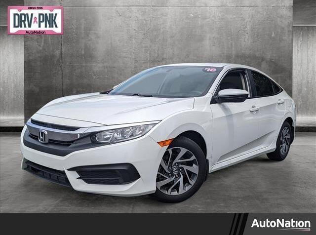 2018 Honda Civic EX for sale in Jacksonville, FL