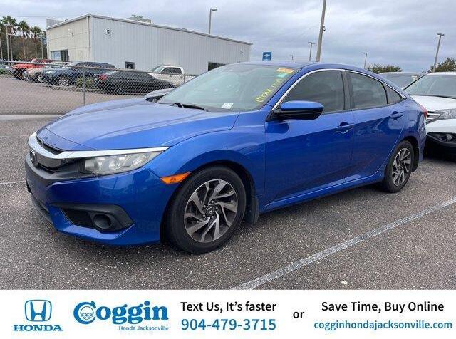 2017 Honda Civic EX for sale in Jacksonville, FL